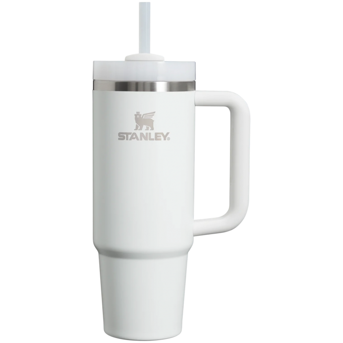 Термокружка STANLEY QUENCHER H2.0 1,18L с трубочкой белая 10-11913-077